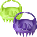 Brand New -- Hicober Scalp Massager Scrubber Shampoo Brush Head Exfoliator 2 Pcs