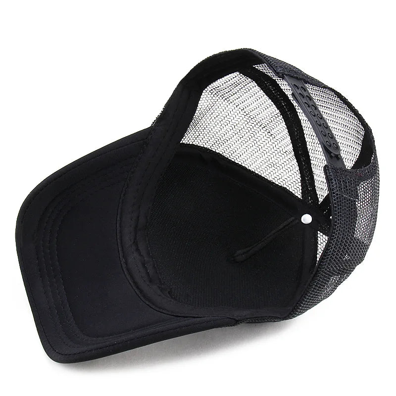 Unisex Cap Casual Plain Mesh Baseball Cap Adjustable Snapback Hats for Women Men Hip Hop Trucker Cap Streetwear Dad Hat