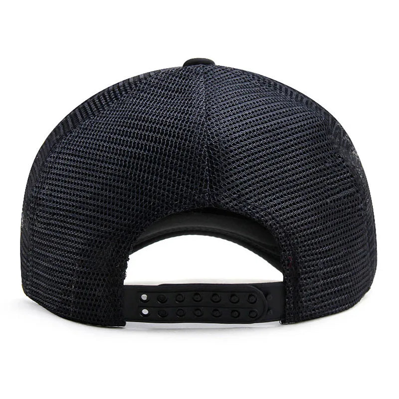 Unisex Cap Casual Plain Mesh Baseball Cap Adjustable Snapback Hats for Women Men Hip Hop Trucker Cap Streetwear Dad Hat